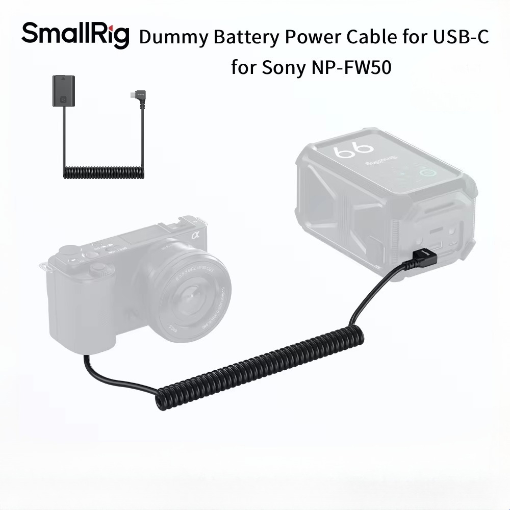 SmallRig 6542 USB-C 더미 배터리 케이블 - Sony Camera Zv-E10 리뷰 및 가격