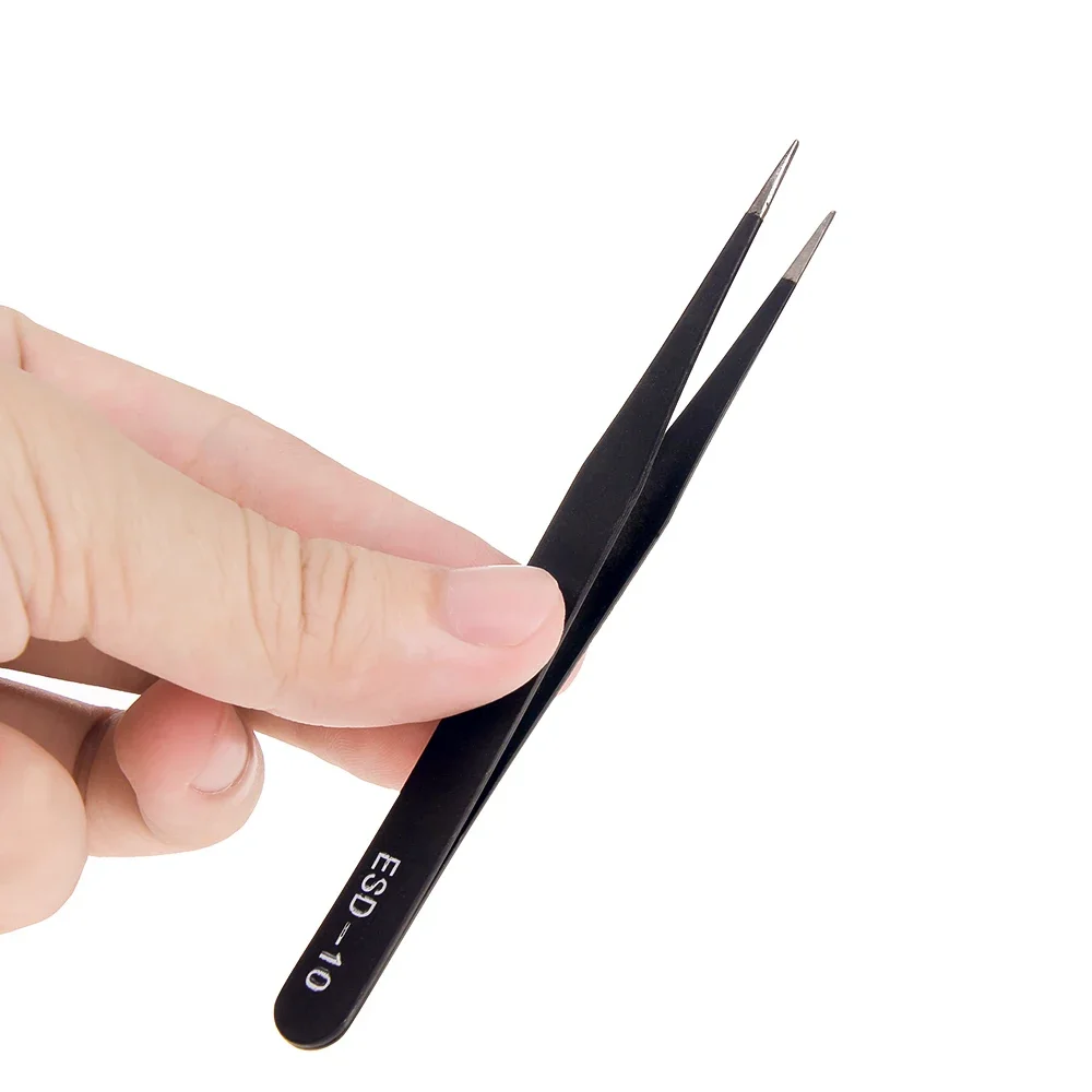 ESD 정전기 방지 정밀 트위저 세트, 스테인리스 스틸 - Electronics Repair Tools 리뷰 및 가격